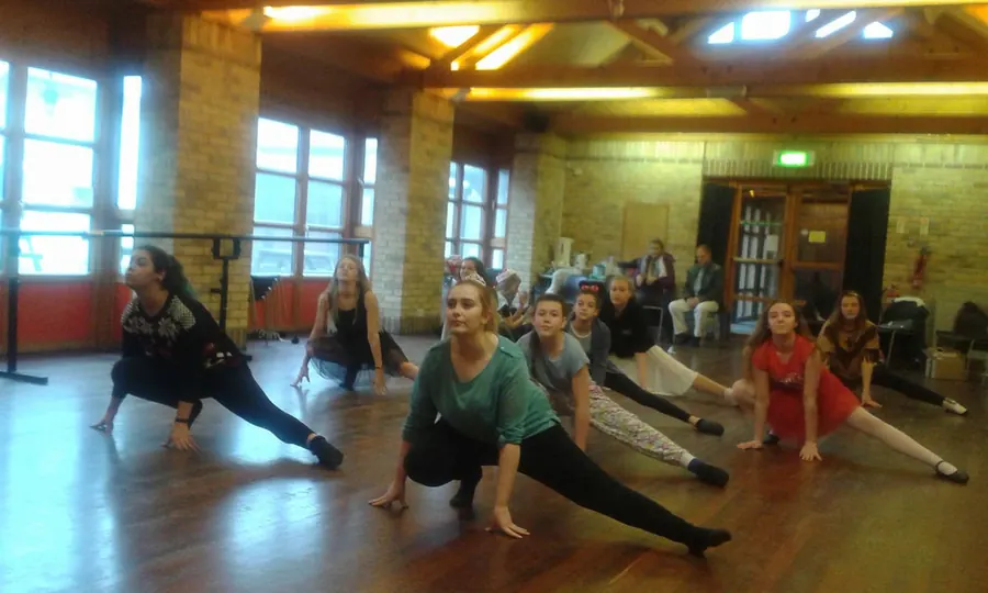 Freestyle and disco class in the Harlow dance studio